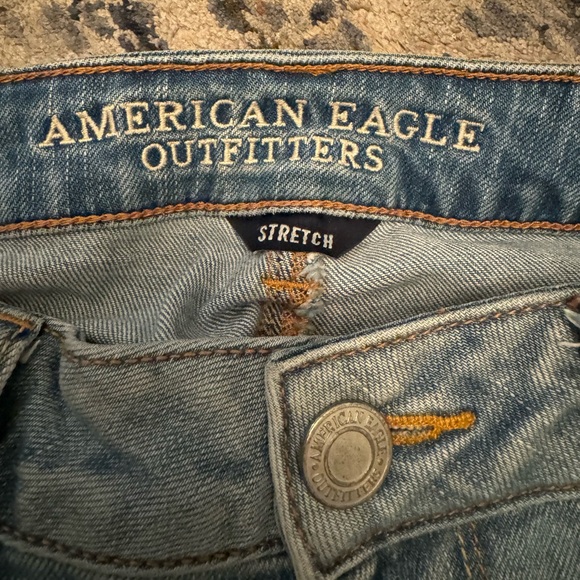 American Eagle Distressed Mid-High Rise Stretch Skinny Jeans: 10 - Picture 7 of 7